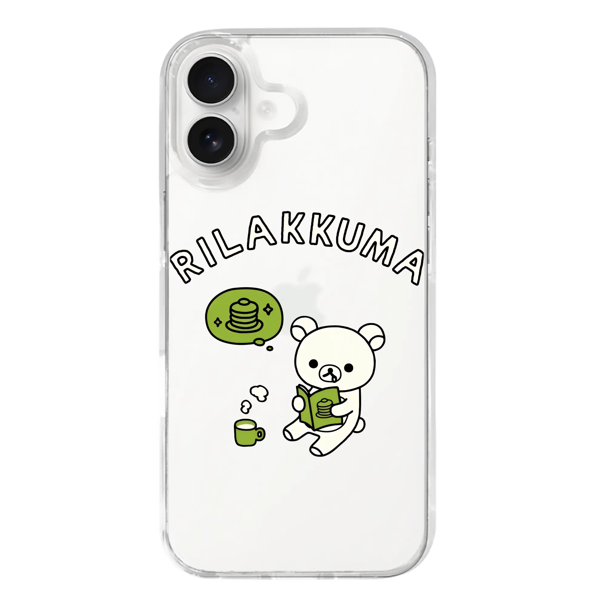 リラックマ (Rilakkuma) グッズ コリラックマ (Korirakkuma) - iPhone 17シリーズ 透明スマホケース – 薄型・耐衝撃・精密フィット保護カバー
